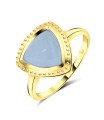 Aquamarine Silver Rings NSR-2470